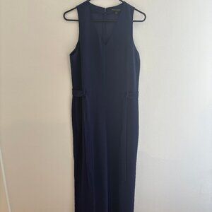 Banana Republic Navy Blue Sleeveless Romper